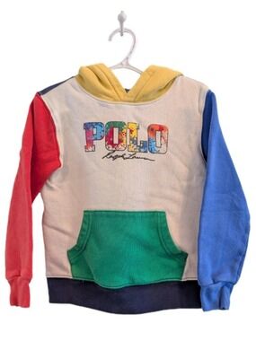 Ralph L. Toddler Boys Colourblock Hoodie 5T